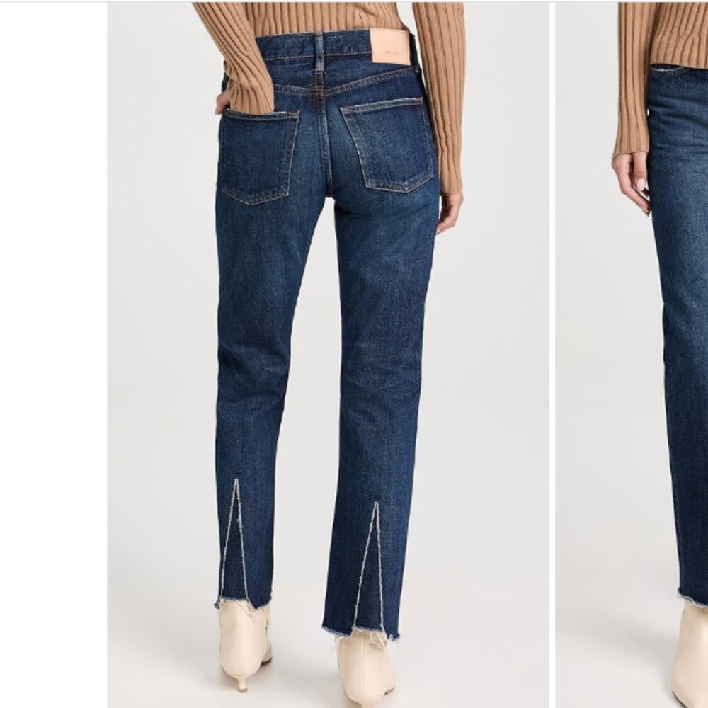 Moussy Vintage Verde Straight Jeans, Size 25